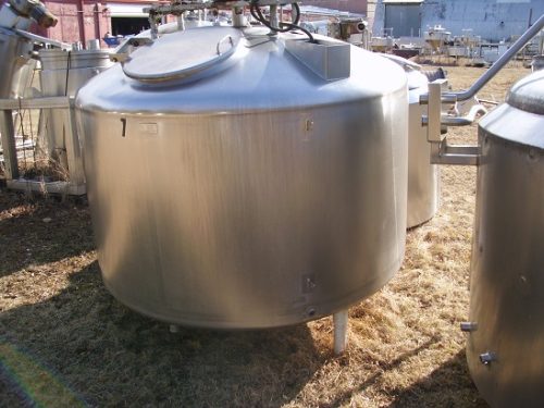 500 GALLON S/S SINGLE WALL TANK