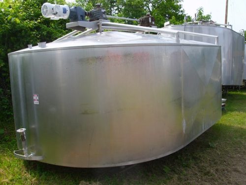 35,000 LB. (15,000 LITERS) DAMROW DOUBLE O ENCLOSED CHEESE VAT
