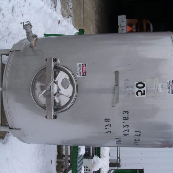 500 GALLON S/S WALL TANK