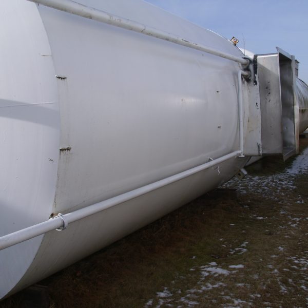 10,000 GALLON CHERRY BURRELL S/S JACKETED TANK